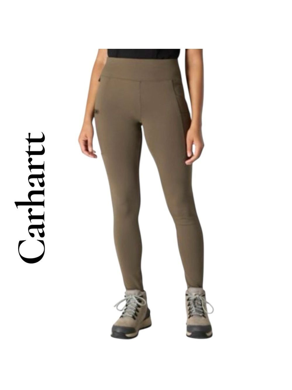 Carhartt Women's Force Fitted Lightweight Utility Leggings. Size 4-6 tall. NWT! - Picture 4 of 13